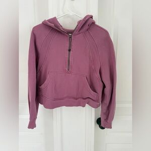 Lululemon Athletica Purple Half-Zip Hoodie